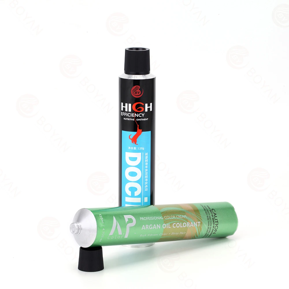 
Cosmetic cream packaging aluminum tube 