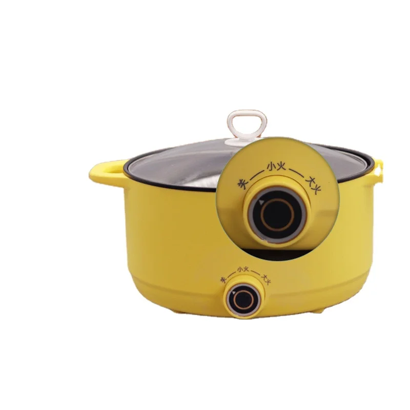 YOUR BEST CHOICE Electric hot pot steaming  electric frying pan bedroom multi-functional 3L electric cooking pot