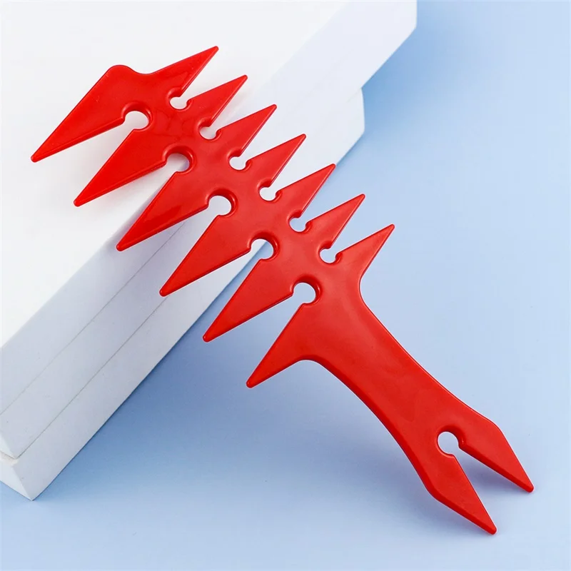 Men Electroplating Multi-functional Highlight Oil Head Comb Wide Tooth Retro Hairstyle Two Side Design Comb For Barber