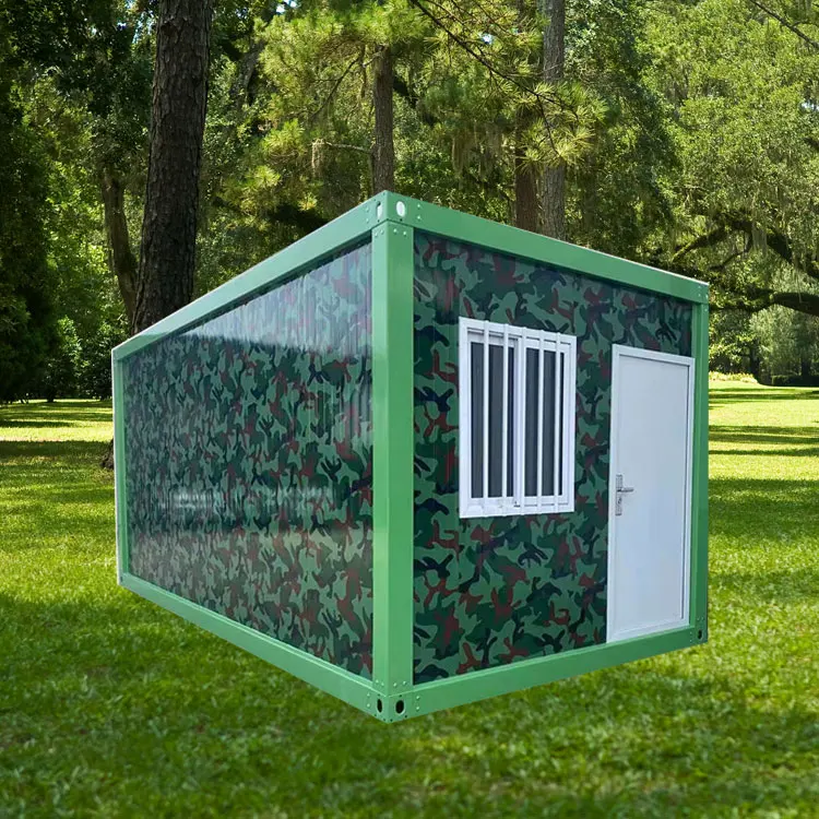 Легкий стальной каркас 20Ft 40 камуфляж сборные дома жилой контейнерный дом для продажи