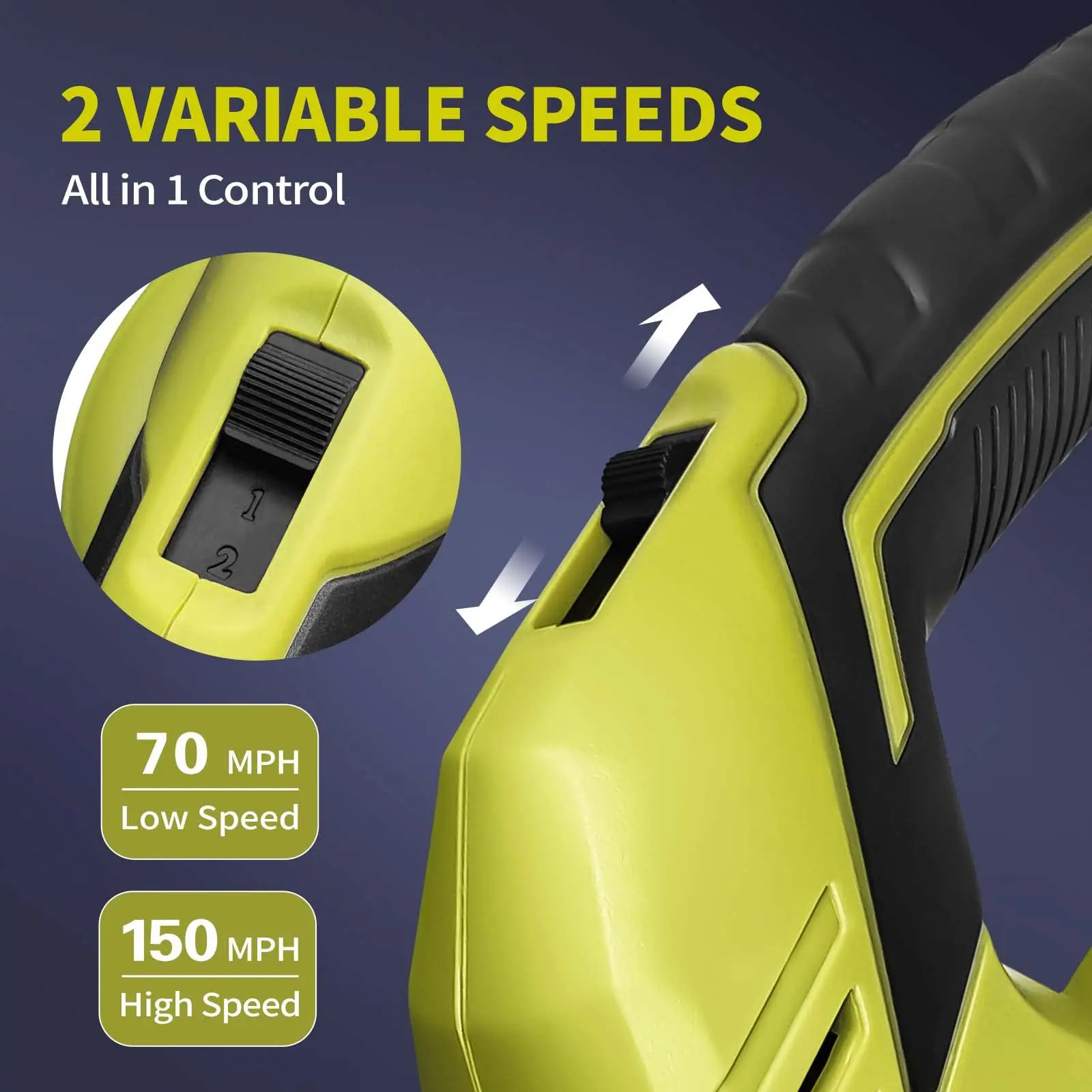 Electric Rechargeable Gardening Tools Leaf Blower 21V Garden Yard Leaf Blower Cleanup Trash Cordless Snow Blower