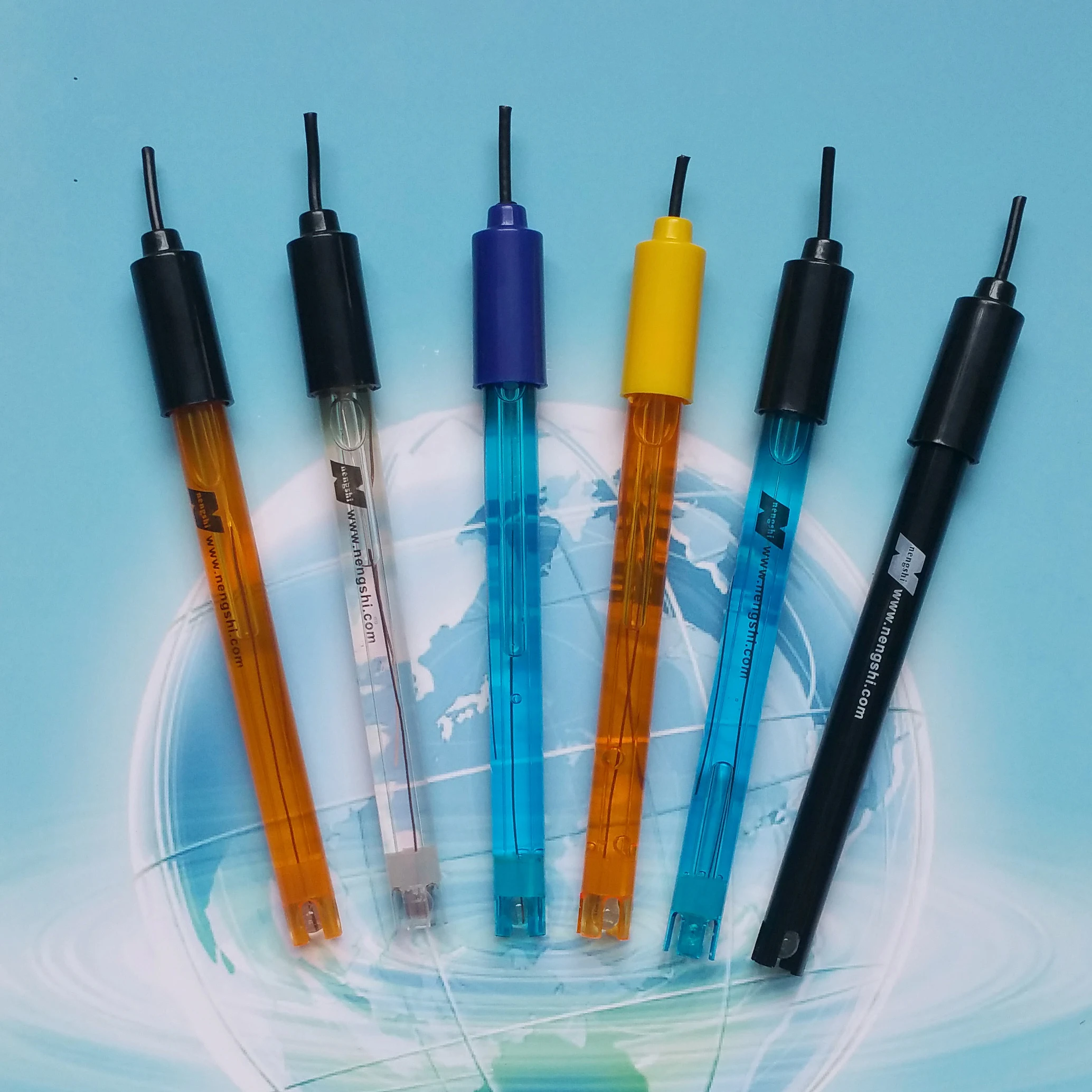 Factory sales High quality lab grade sensitive PH sensor plastic 0-14 PH probe  0.01 PH  electrode