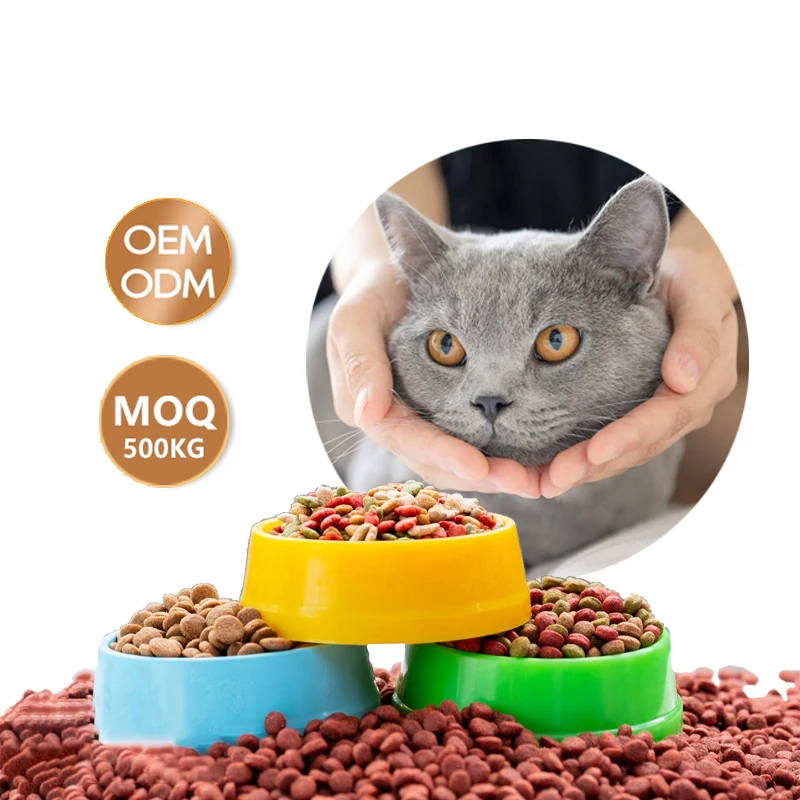Oem Cat Food Factory High Nutrition Heart Shape Mixed Freeze-dried Chicken Beef Flavor All Customizable Fresh Meat 2 Years 2g/pc