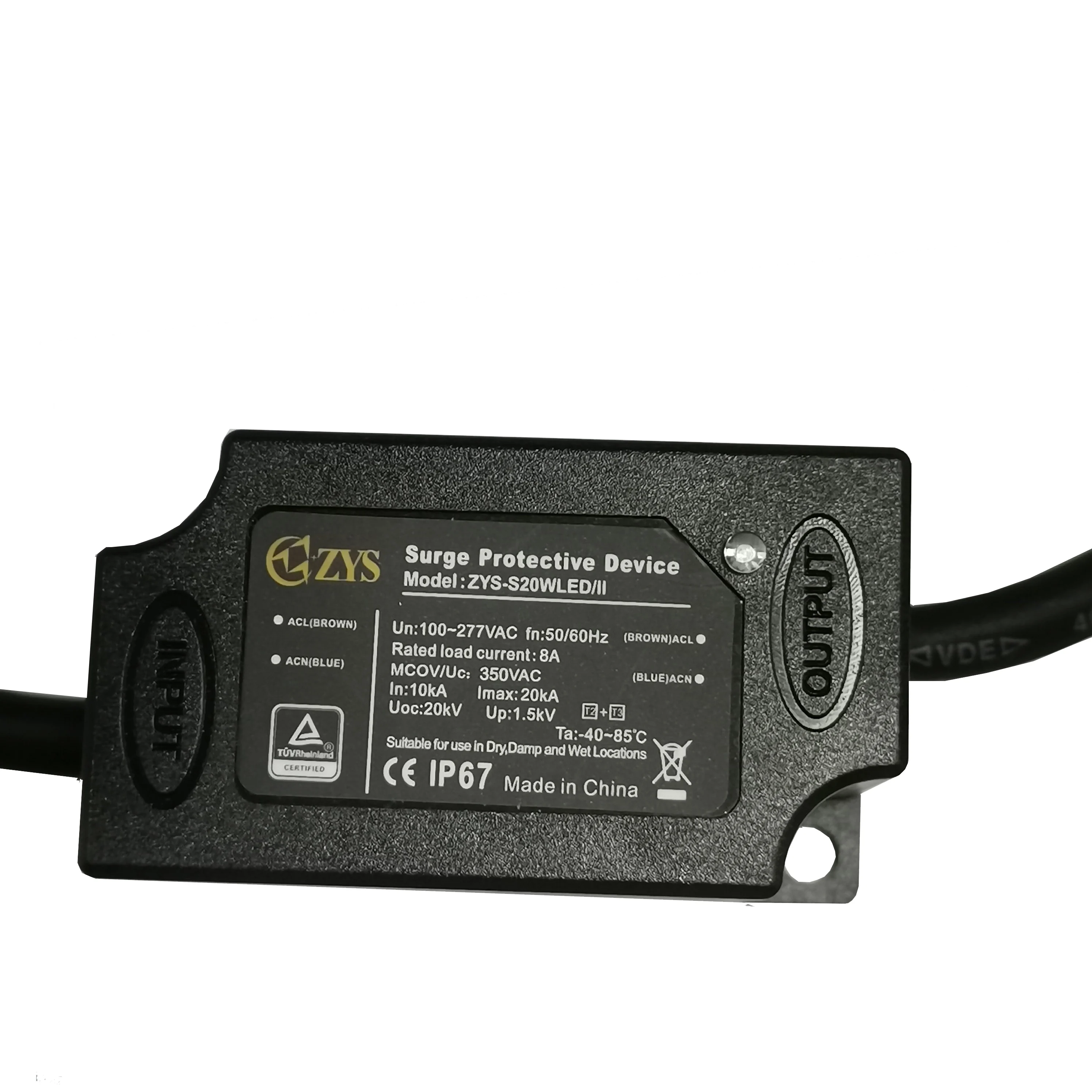 Class II 20kV 20kA Surge Protector SPD Series Connection 5 Years Warranty Protect Process Control Systems