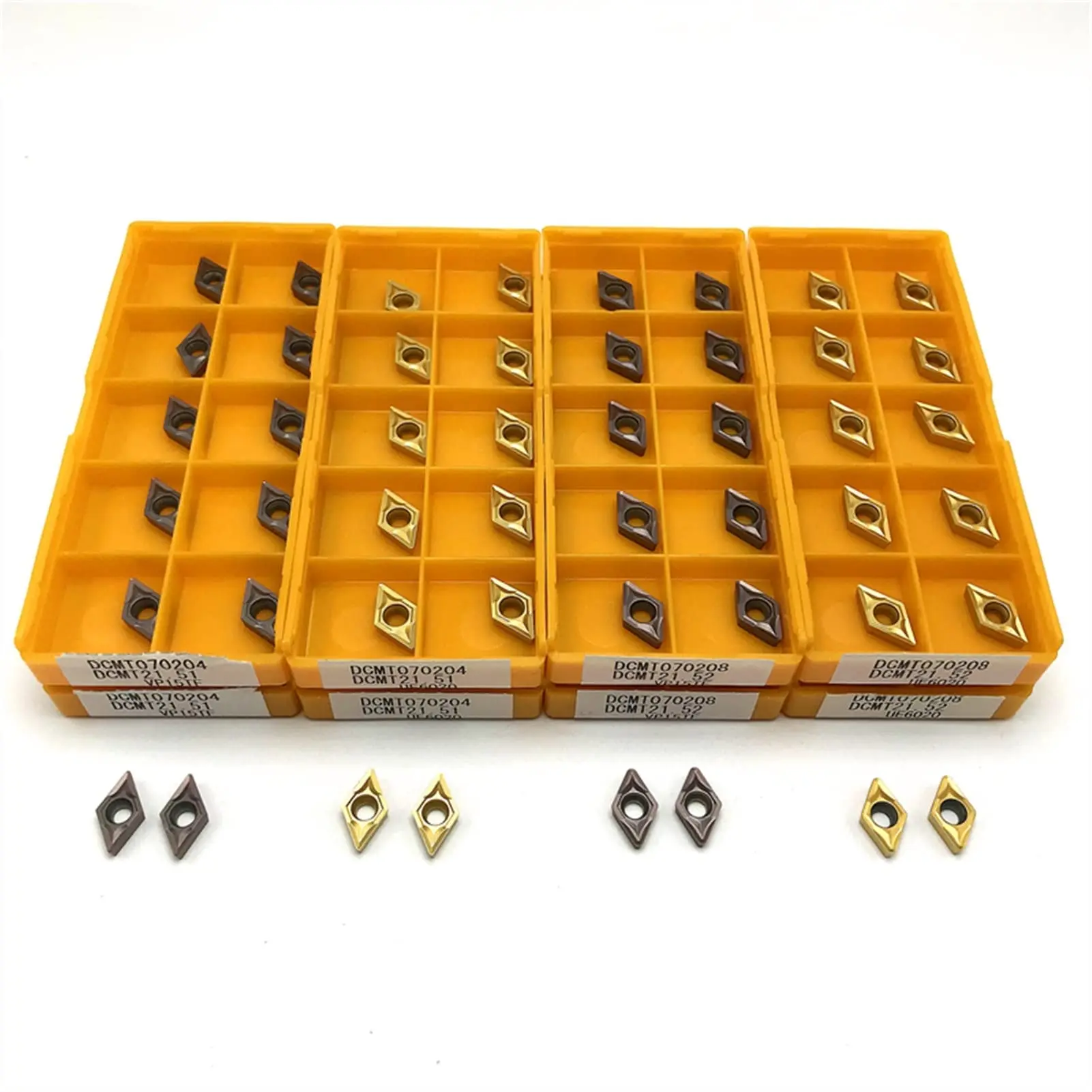Dcmt 070204 вставка токарные инструменты knifeDCMT для токарного станка DCMT11T304 VP15TF