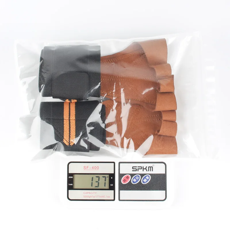 Gymnastics Grips Anti-Skid Fitness Wrist Support Hard Pull Power Belt Cowhide Lifting Straps