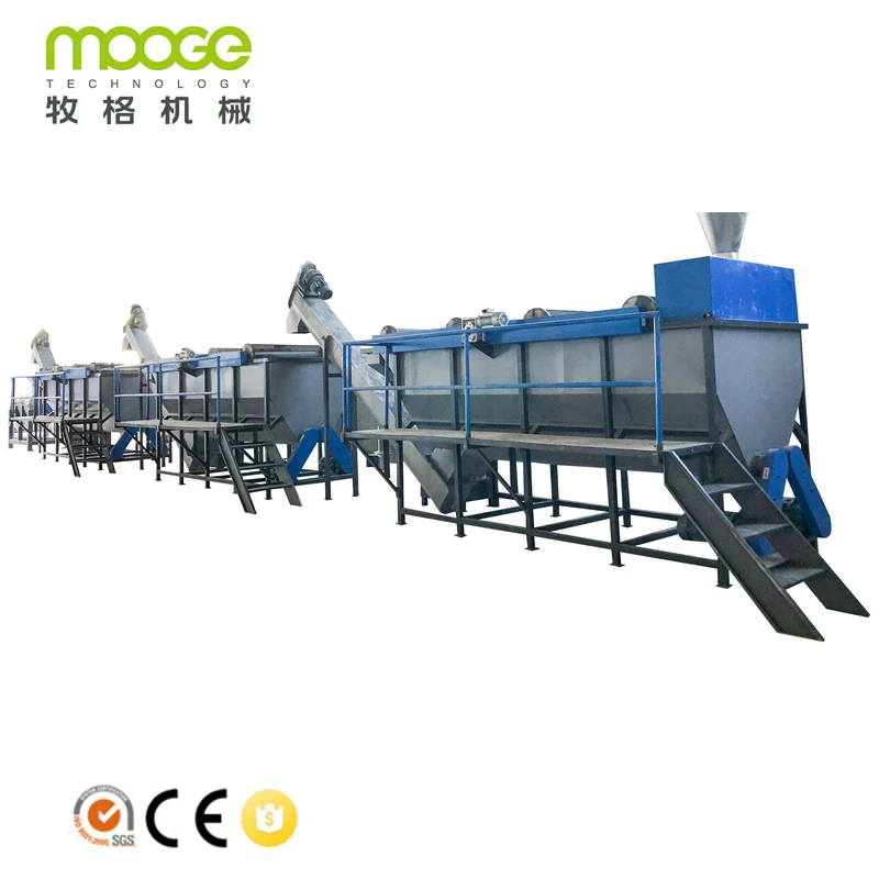 Pet Coke Plastic Bottle/Flakes Washing/Recycling/Crushing/Drying Line/Machine