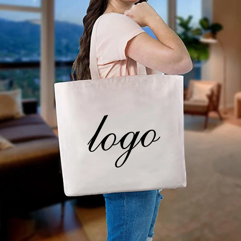 
Promotional Custom Recyclable Tote girls cute Canvas Cotton Cloth Bag 