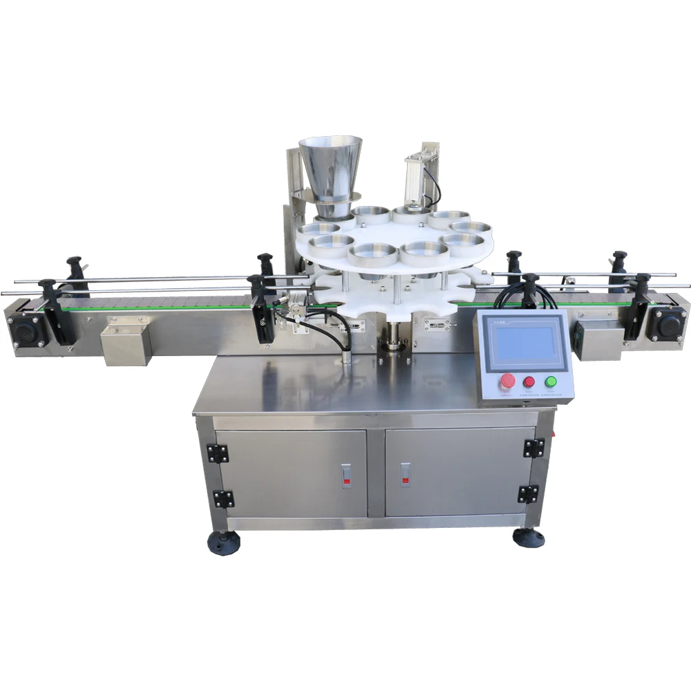 semi-automatic grain and granule filling machine for bottle