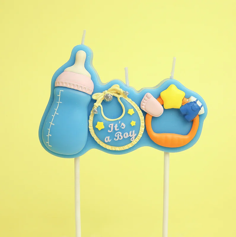 New Baby Modelling smokeless birthday candle baby birthday cake candle mini birthday candles for cake decoration