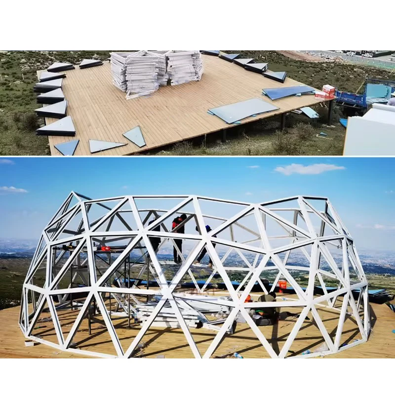 High quality surveying glamping party Wedding bar restaurant Transparent Tent Pvc Heavy Duty Tent Glass dome house tent