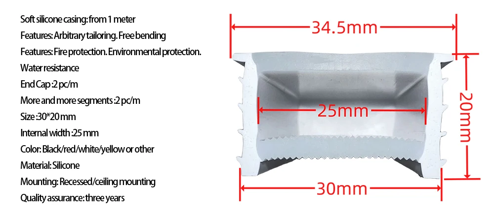 silicone hose heat resistant flame resistance silicone sleeve tube silicone tube led strip for neon lamp