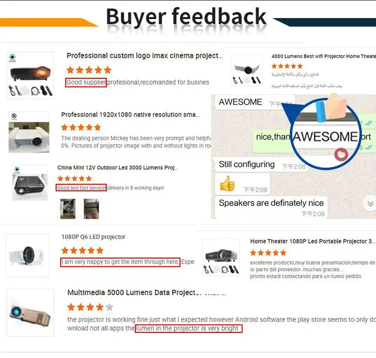 2019 factory directly laser HD 4k home 7d hologram projector