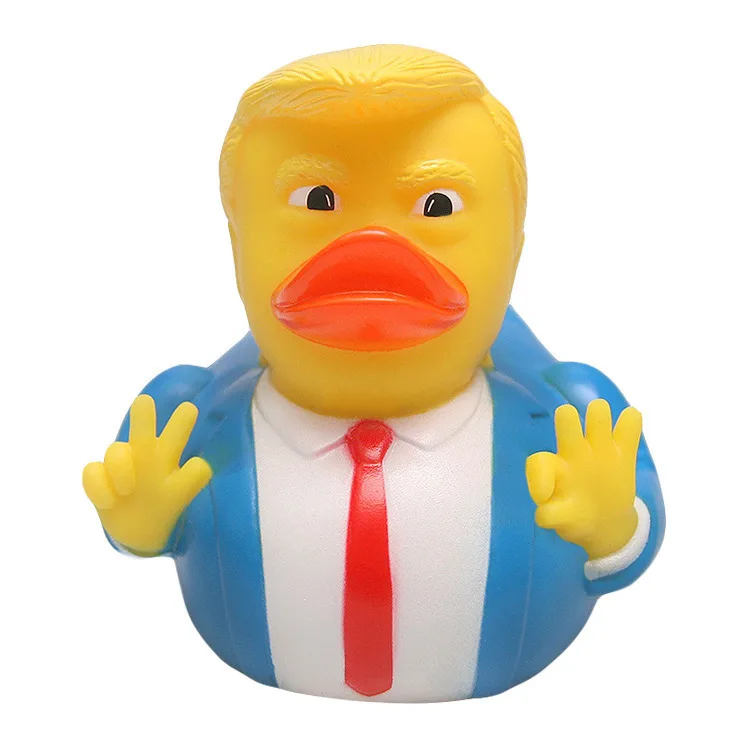 Baby Bath Toys Rubber Squeak Bath Duck Baby Bath Duckies President Duck