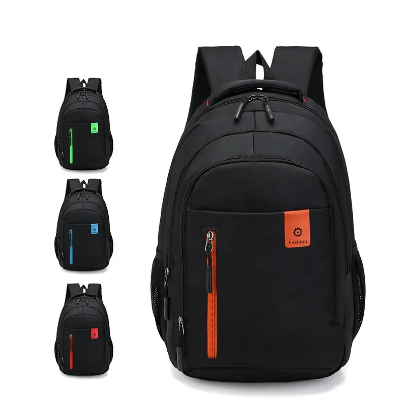 Custom laptop leisure backpack business Oxford waterproof high school students schoolbag leisure laptop backpack bag