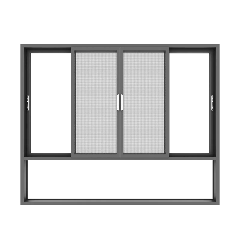 Manufacturer customizable high quality low price bi-folding fold up winter aluminum profiles sliding glass windows sale price