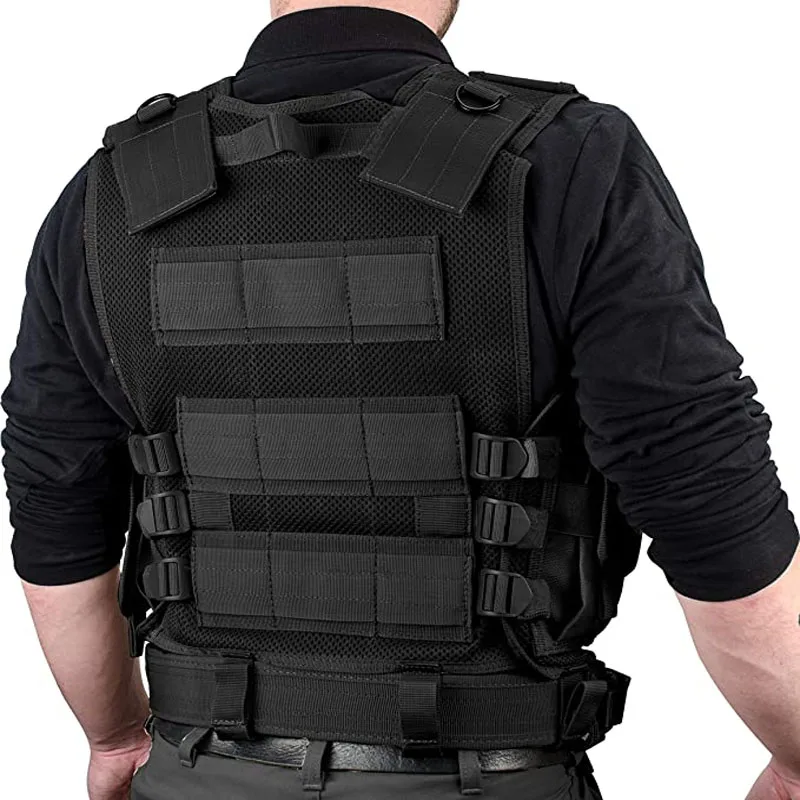Tactical Gear Security  Oxford Fabric Carrier Vest Tactical Vest With Ceramic Plate Armor Plate