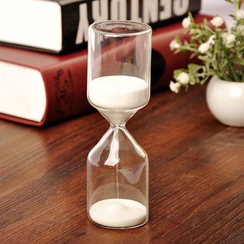 Hourglass timer Various models hourglass cylindrical white sand hourglass sand timers with white sand