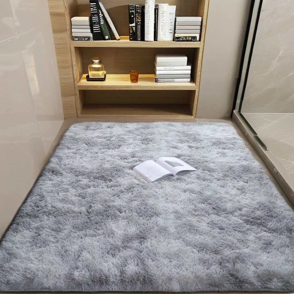 Домашний ковер от стены до стены, мягкий и прочный ковер для машинной стирки, подходит для детской комнаты, спальни, гостиной