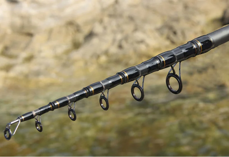 2.4/2.7/3.0/3.3/3.6/3.9/4.2/4.5/5.4M  telescopic Carbon Fiber Ultralight Fishing Pole  telescopic fishing rod
