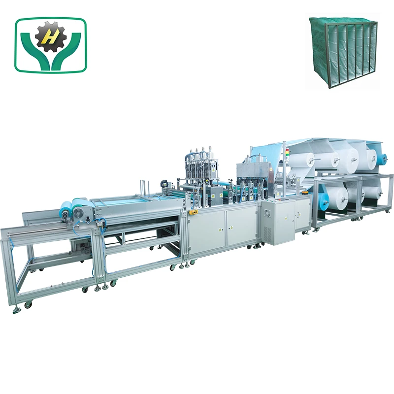 Custom Sliced Rewound Disposable Nonwoven Air Conditioner Filter Ultrasonic Making Equipment