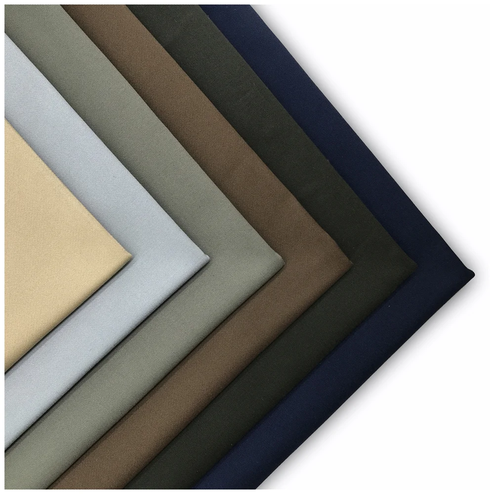 Ready Goods Wholesale Ring Spun 100 Cotton Yarn Dyed Spandex Cotton Fabric