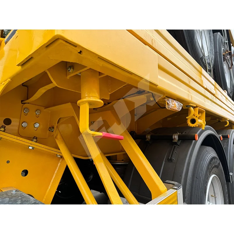 The fine quality 3 Axle 60ton Flatbed/Platform Semitrailer for 20 FT/40FT/45FT Container and Heavy Duty Cargo Transport for Sale