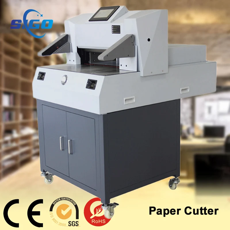 500V9 electric paper cutting machine with 7inch touch screen