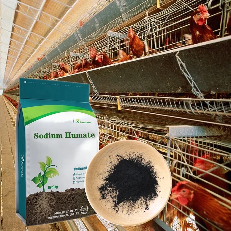 
Natural Leonardite Source Water Sloluble Sodium Humate Powder Industry Oil Drilling Fluids 