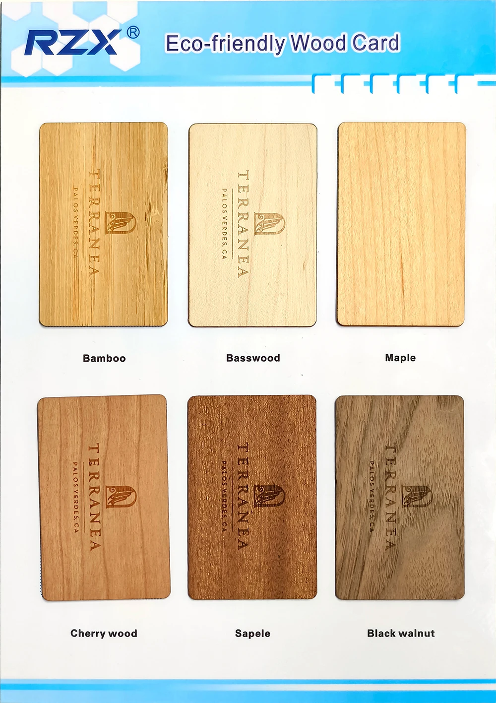 RZX Card Manufacturer CR80 85.5*54mm Customized Printing Eco-friendly RFID Smart Gift Business Access Control Cards