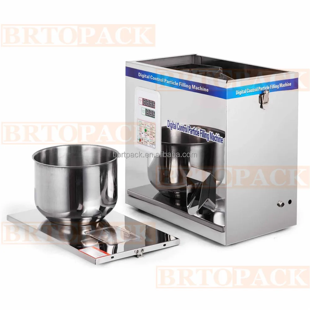 2-200g Tea Bag Seeds Grain Automatic Flower Powder Coffee Bean Dispenser  Small Sachet Powder Filling Machine