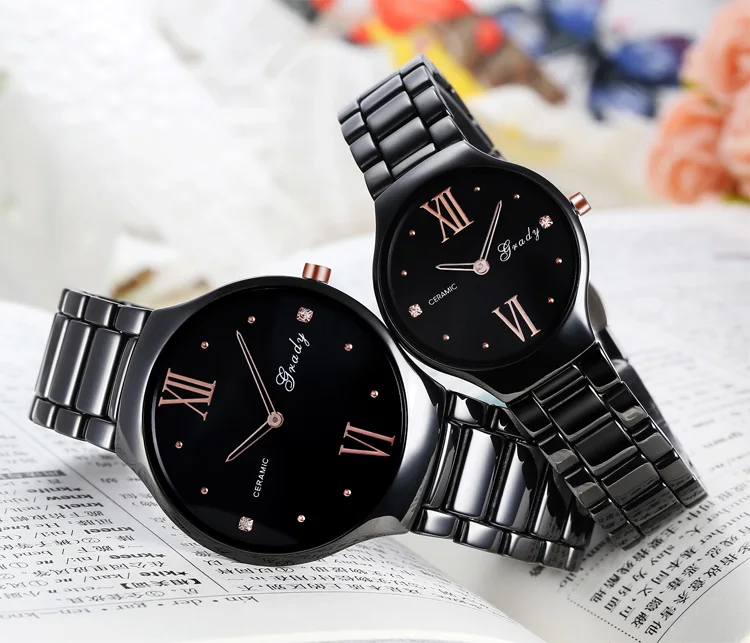 White ceramic watch for women wrist luxury high quality japan quartz ladies watches 2022
