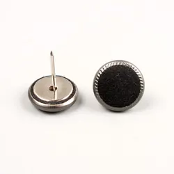Twill round ring sofa nailheads button fabric cover sofa button for furniture