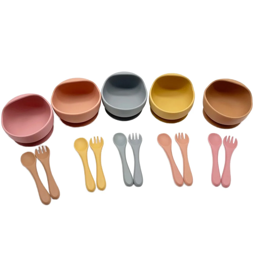 Wholesale Safety Baby Teethers And Solid Plain Colors Soft Silicone Baby Bibs Easy To Clean And Waterproof Sets