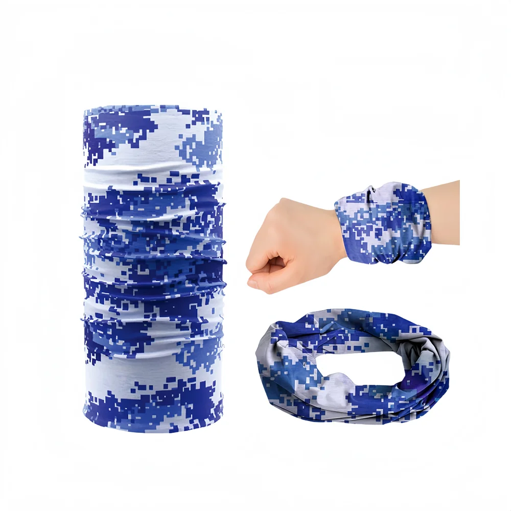 Facemask sports multi-functional magic headscarf ice silk seamless scarf supplier