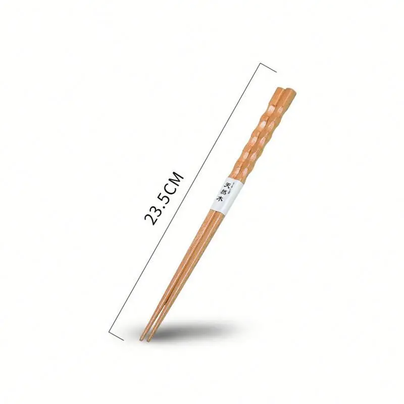 Bulk buy cheap custom japanese korean reusable square bamboo beech wooden sushi chopsticks prices
