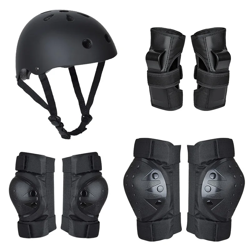 
Wholesale custom-made adult skateboarder balance car ice-skating 7 in 1 helmet set for children adult 