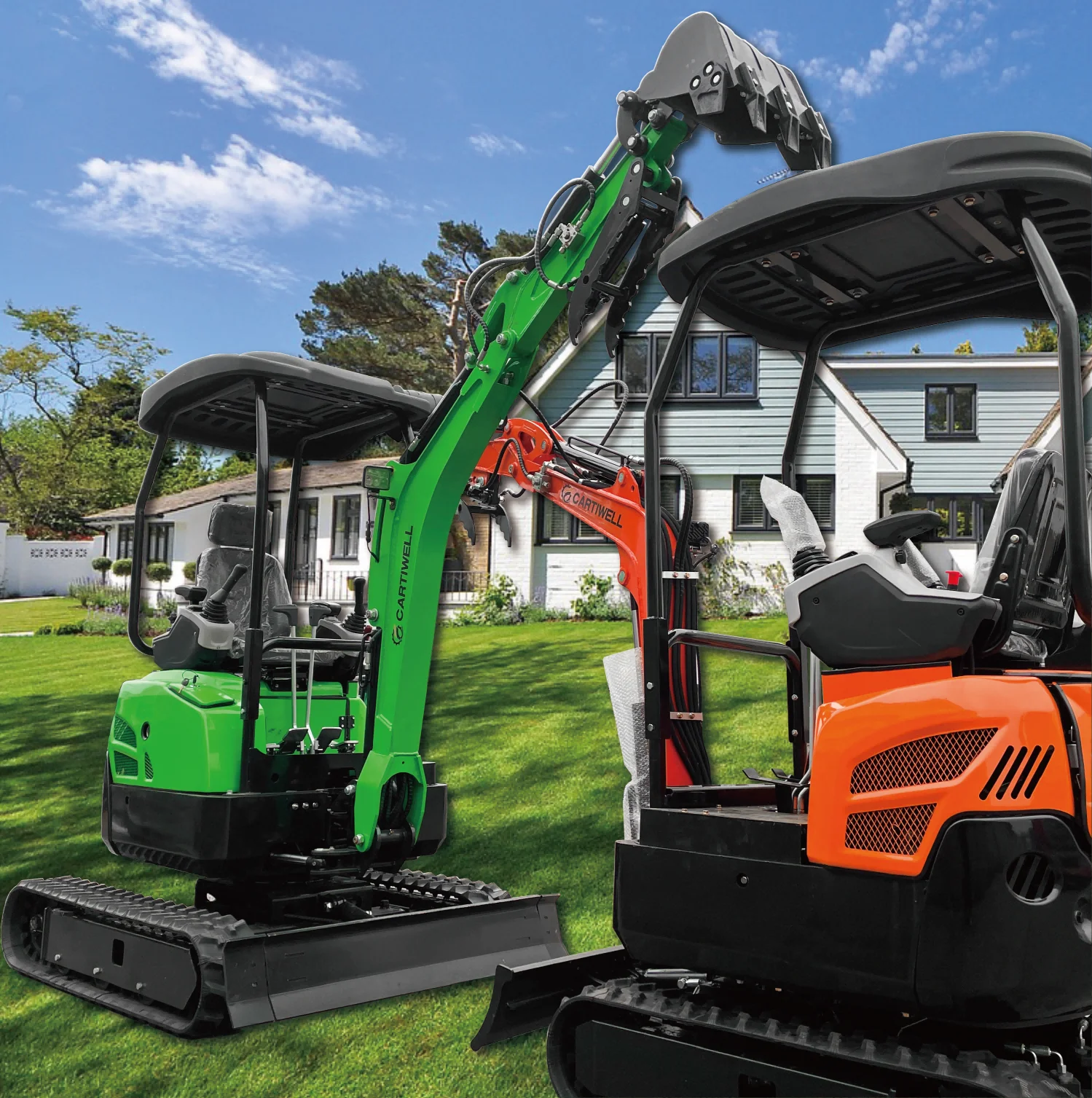 FREE SHIPPING mini excavator excavators Kubota Crawler EPA Mini pelle Farm 1 ton mini digger minibagger Prices