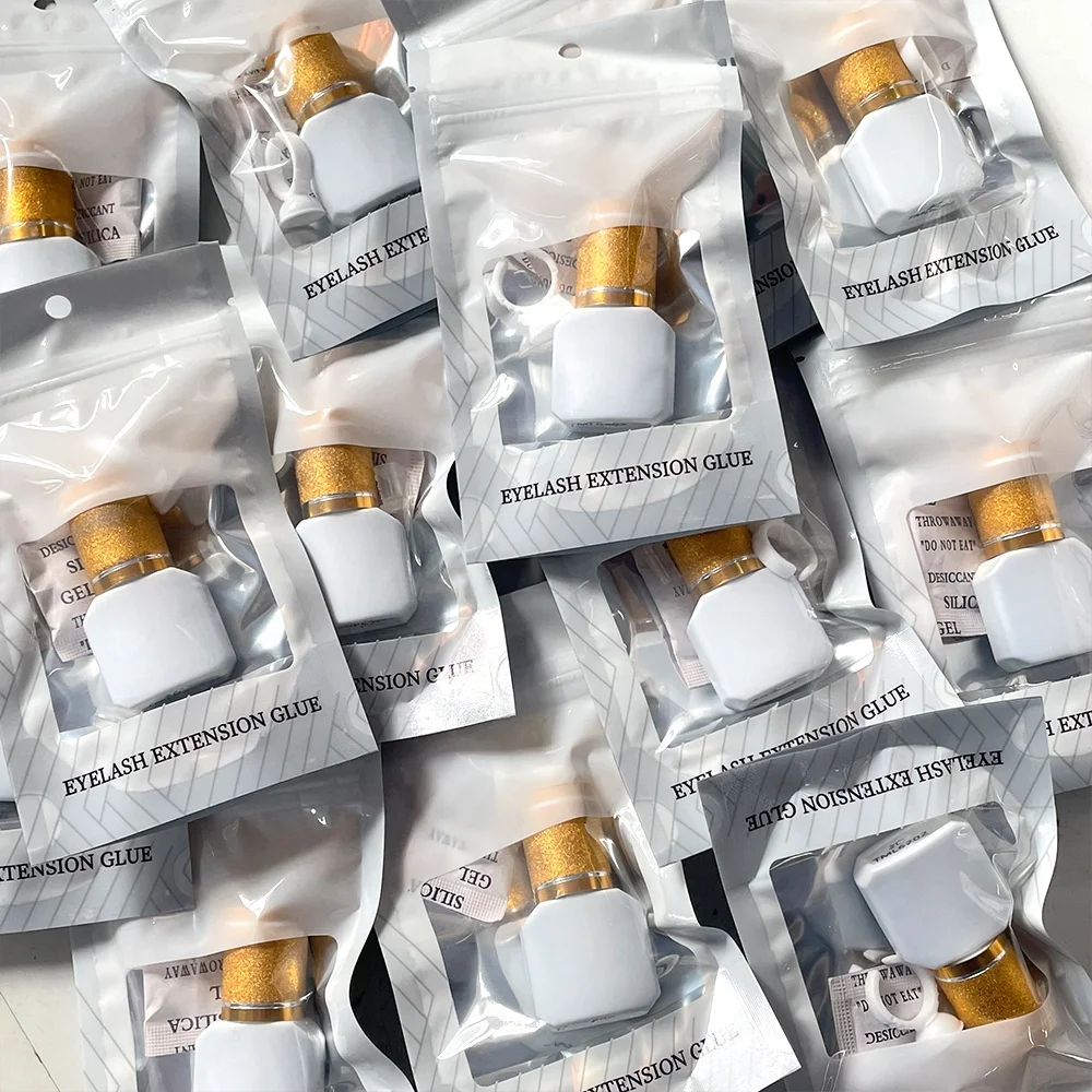 Long Lasting Private Label 5ml 10ml waterproof lash strip glue Low Humidity Latex Free Certificated Eyelash Extention Glue