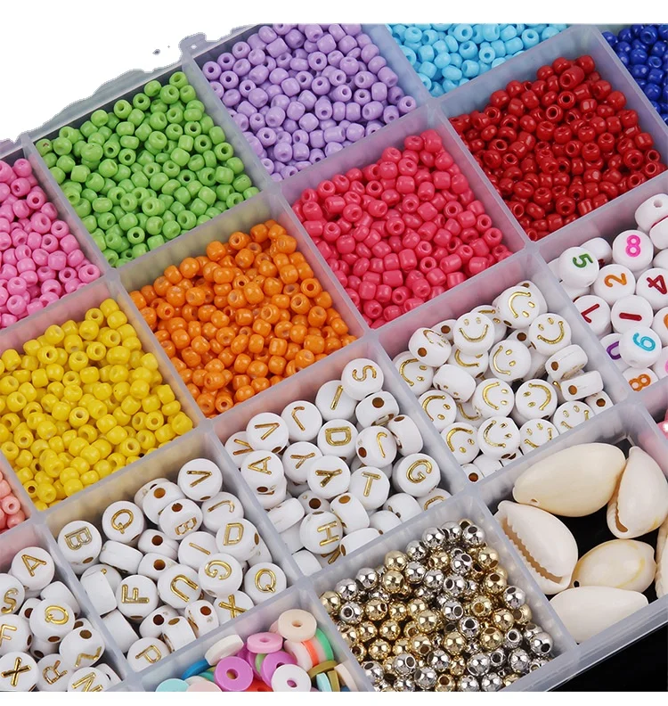 Colorful cartoon multi-purpose jewelry set DIY bracelet making crafts