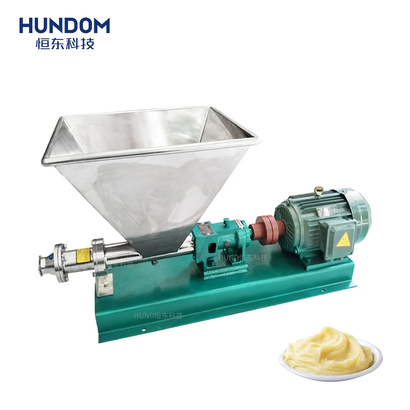 Viscosity liquid transfer pump mud cream oil paste chocolate honey conveying single mono screw pump