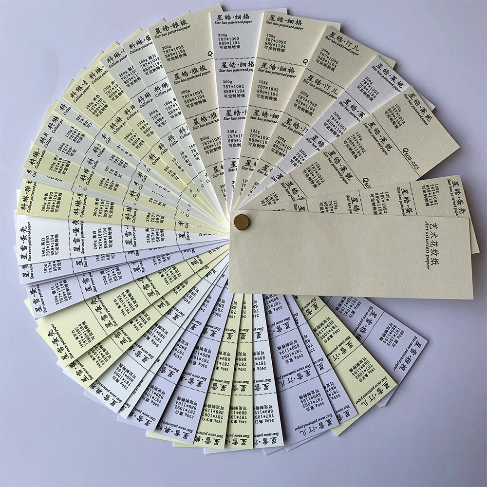 Qiang Qiang paper Factory custom eco white Embossed paper for Luxury box