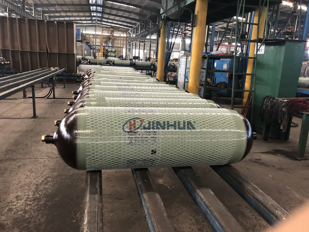 Factory Direct Sales Type 2 Cng Cylinder Composite Gas Cylinder Fiber Tank Price Hydrogen Gas Cylinder For Car For Sale