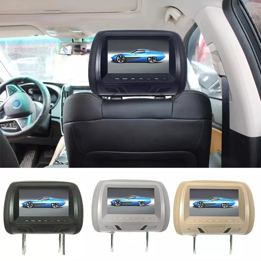 Car Headrest AV Player Back Seat Monitor Accessories Screen For Car Back Seat Display