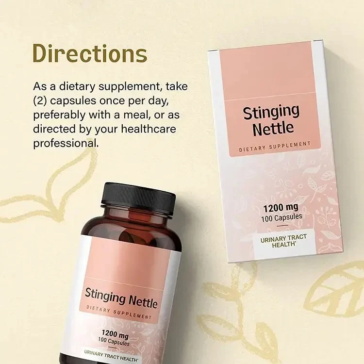 Wholesale Organic Stinging Nette Capsules 1200mg Urtica Extract Supplement