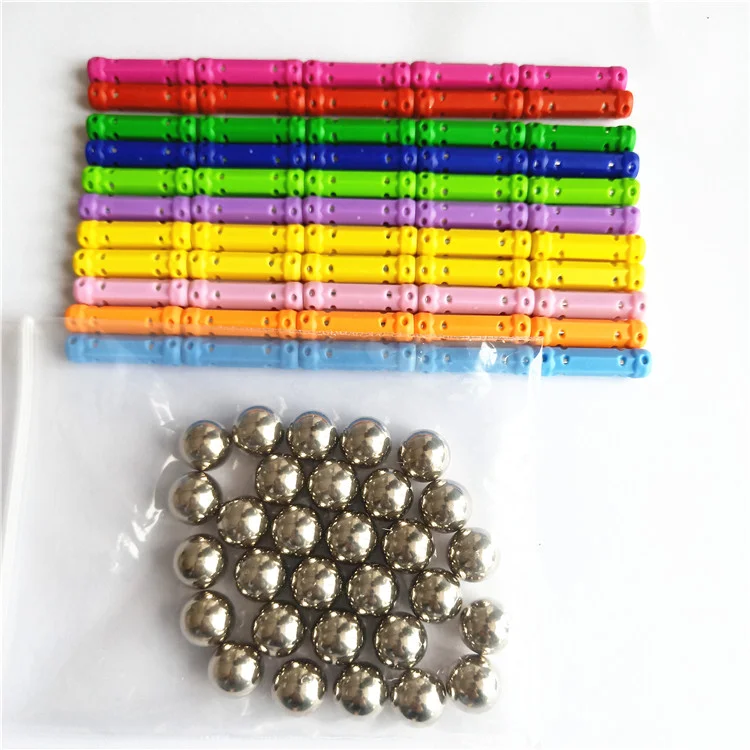 Giromag 60pcs - Magnetic Building Sticks Building Blocks Set, Magnet Educational Toys Magnetic Blocks Sticks Stacking Toys