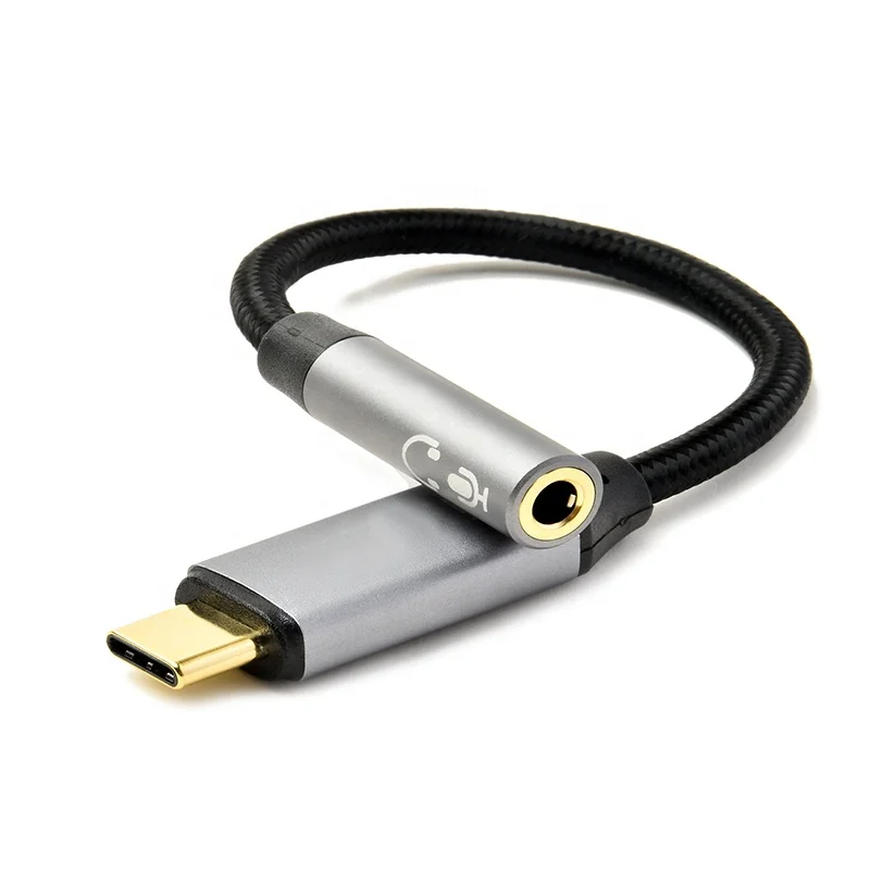 usb c cable type c to 3.5mm speaker jack audio adapter OTG Cable