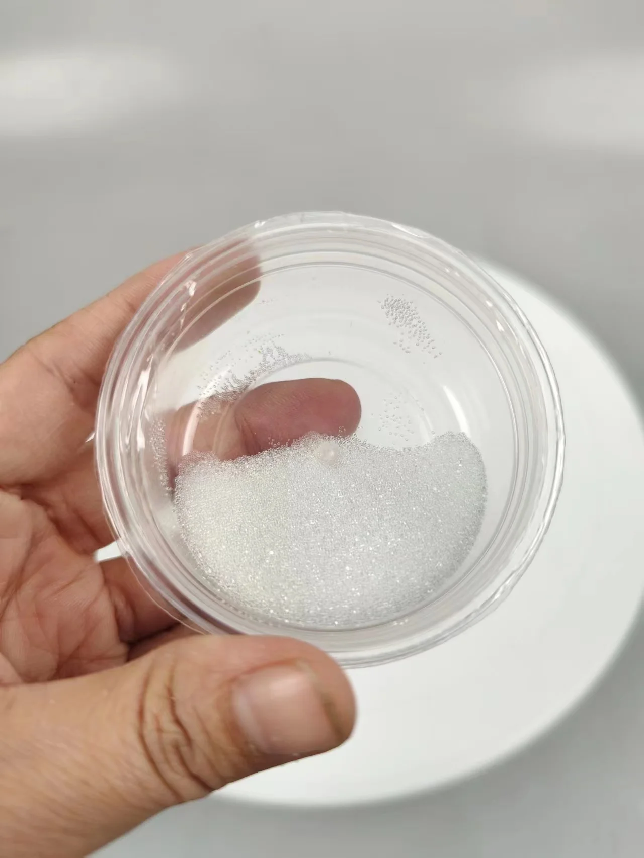 Manufacture Industrial abrasive glass beads sandblasting road marking glass microsphere