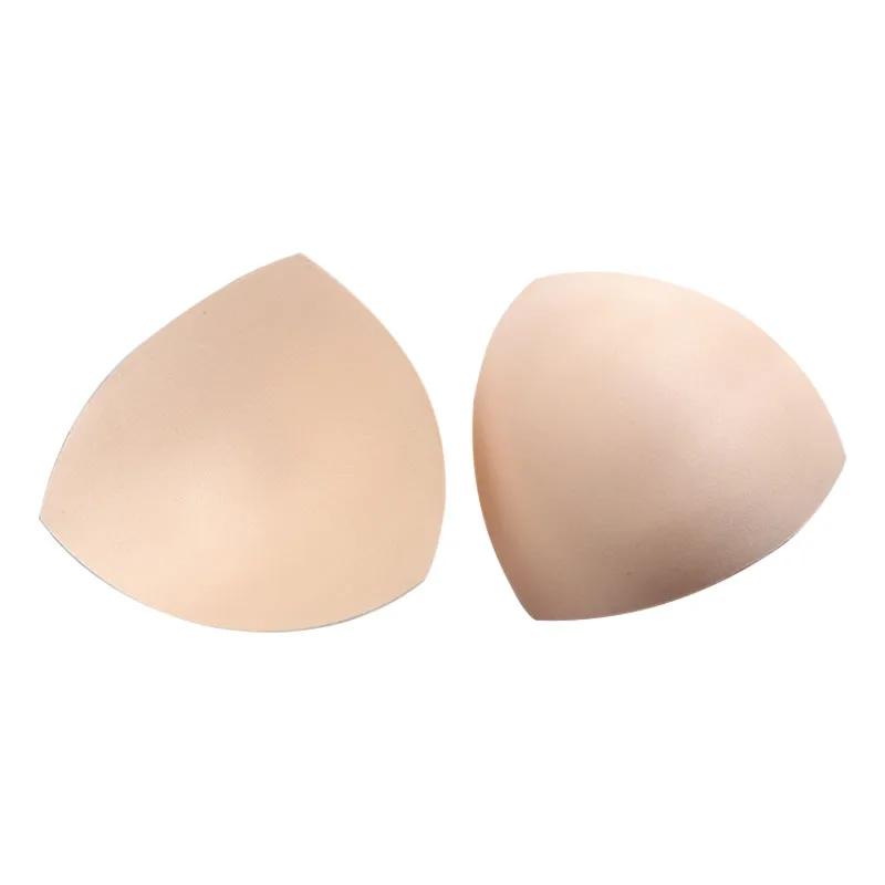 Bra Cup Wholesales Breathable and Wicking Cotton Swimwear Foam Sexy Seamless Invisible Lingerie 1/2 3/4 Push up Half Bra Cup