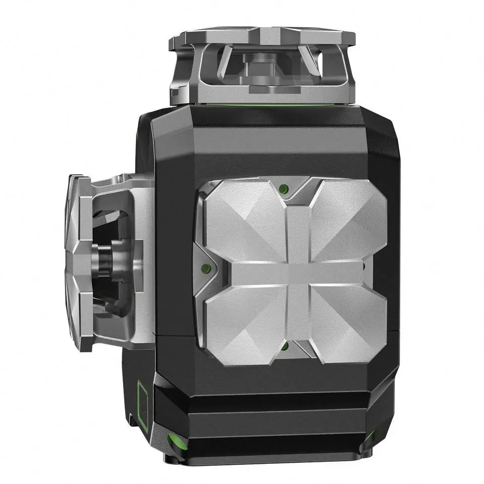 Huepar Osram S03CG with Hard Carry Case Bluetooth Function&Outdoor Pulse Mode 3D Green Beam linelaserlevel,12 Line Laser Level